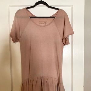 We the Free from Free People Pink T-Shirt Dress